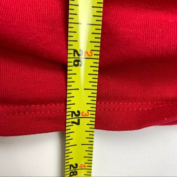 THYME Red  V-Neck Maternity Top XS - Picture 5 of 6